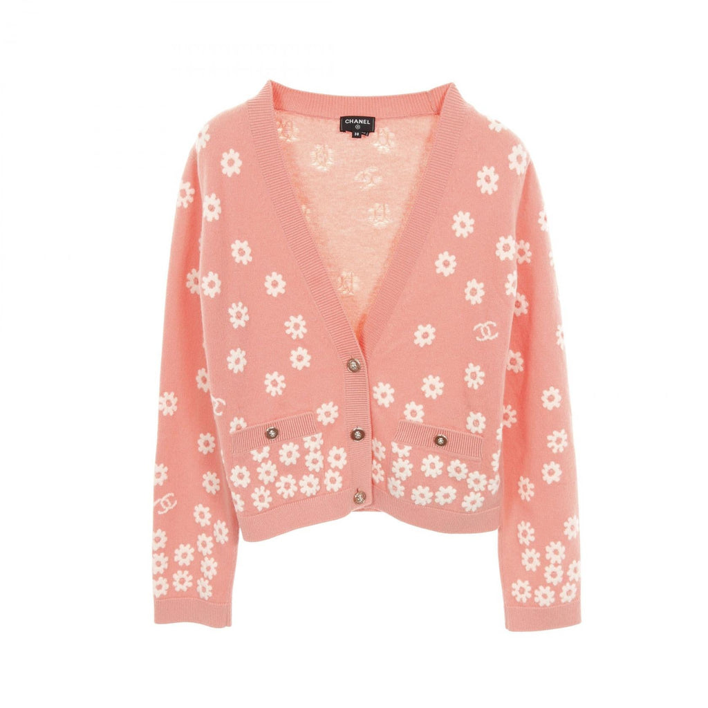 Chanel Coco Mark Cashmere Cardigan