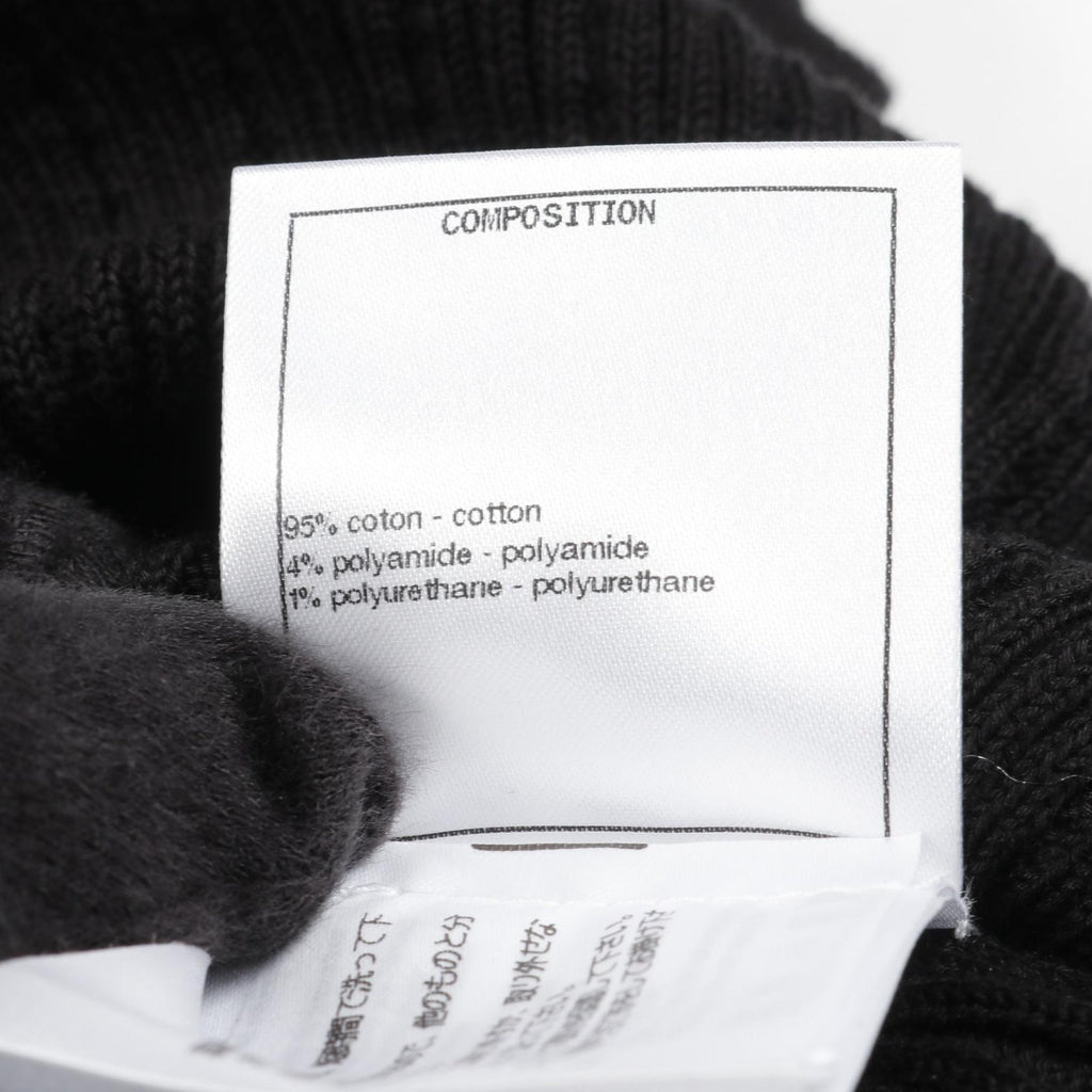 Chanel Coco Mark Lion Button Cotton Cardigan