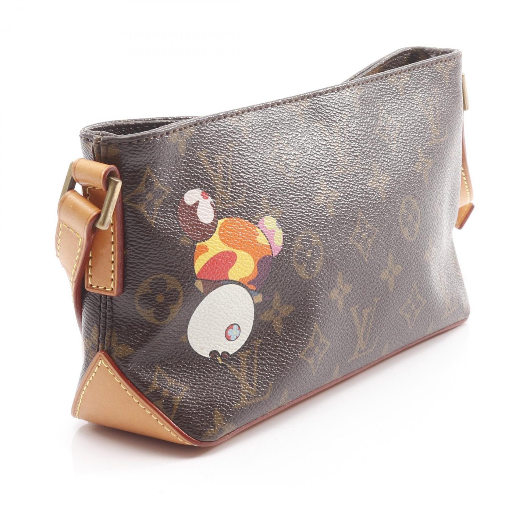 Louis Vuitton Trotteur Monogram Panda Coated Canvas Shoulder Bag