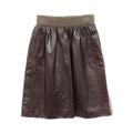 Chanel Coco Mark Button Lambskin Skirt