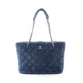 Chanel Coco Mark Fabric Tote Bag