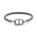 Dior B2901HOMLE801M Leather Stainless Steel Bracelet
