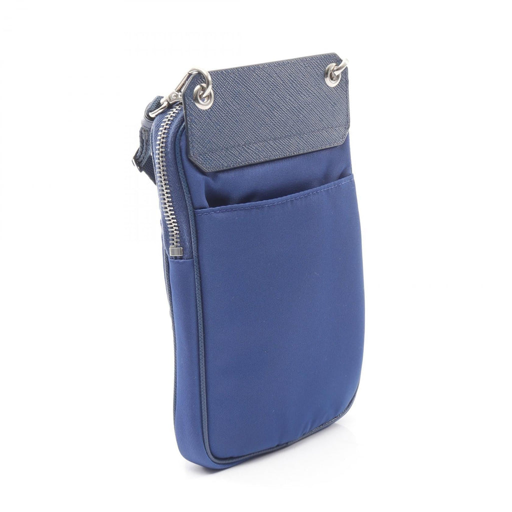 Prada TESSUTO Nylon Saffiano Leather Shoulder Bag