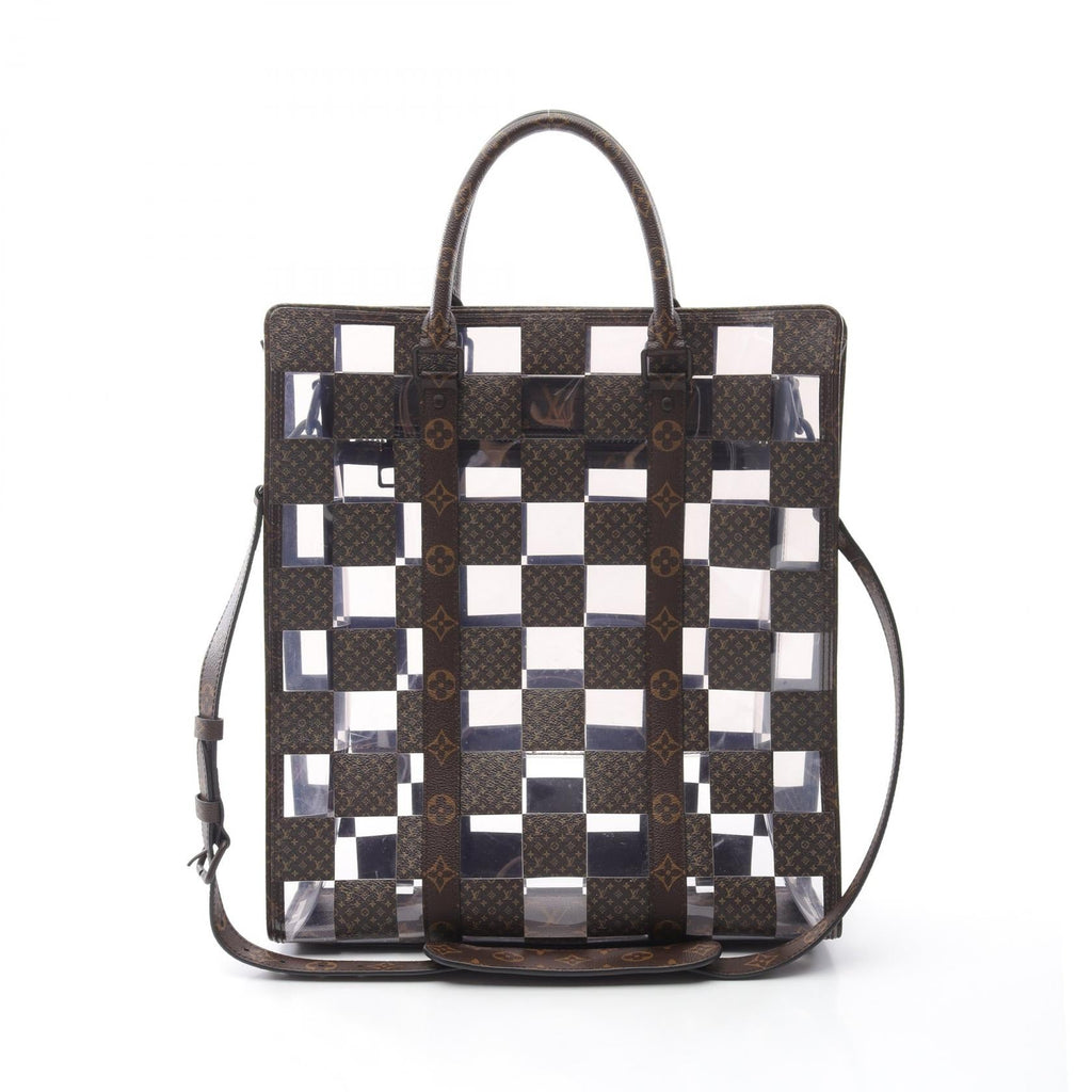 Louis Vuitton Sac Plat Monogram 2way Tote Bag