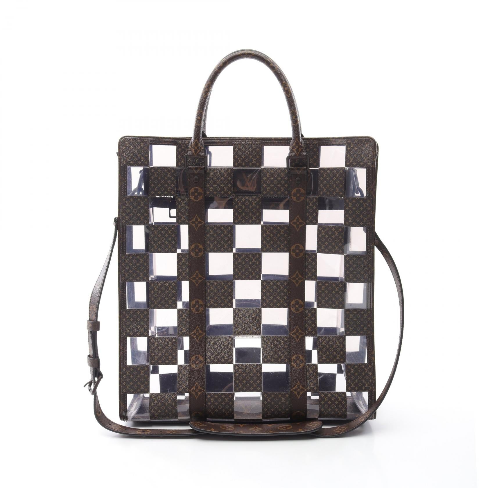 Louis Vuitton Sac Plat Monogram 2way Tote Bag