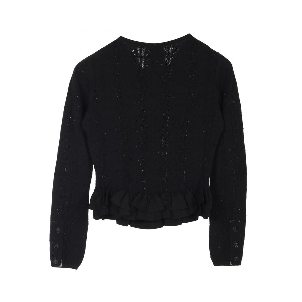 Chanel Coco Mark Button Rayon Cardigan