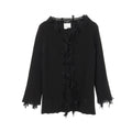 Chanel Ribbon Cardigan Rayon Cardigan