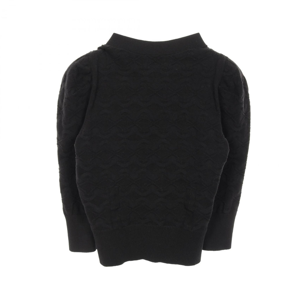 Chanel Coco Mark Button Cotton Cardigan