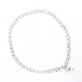 Chanel Coco Mark Metal/Fake Pearl Belt