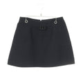 Christian Dior CD Buckle Wool Silk Skirt