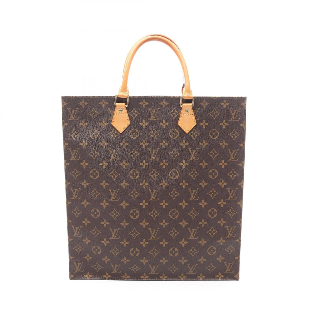 Louis Vuitton Sac Plat Monogram Coated Canvas Tote Bag