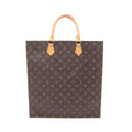 Louis Vuitton Sac Plat Monogram Coated Canvas Tote Bag