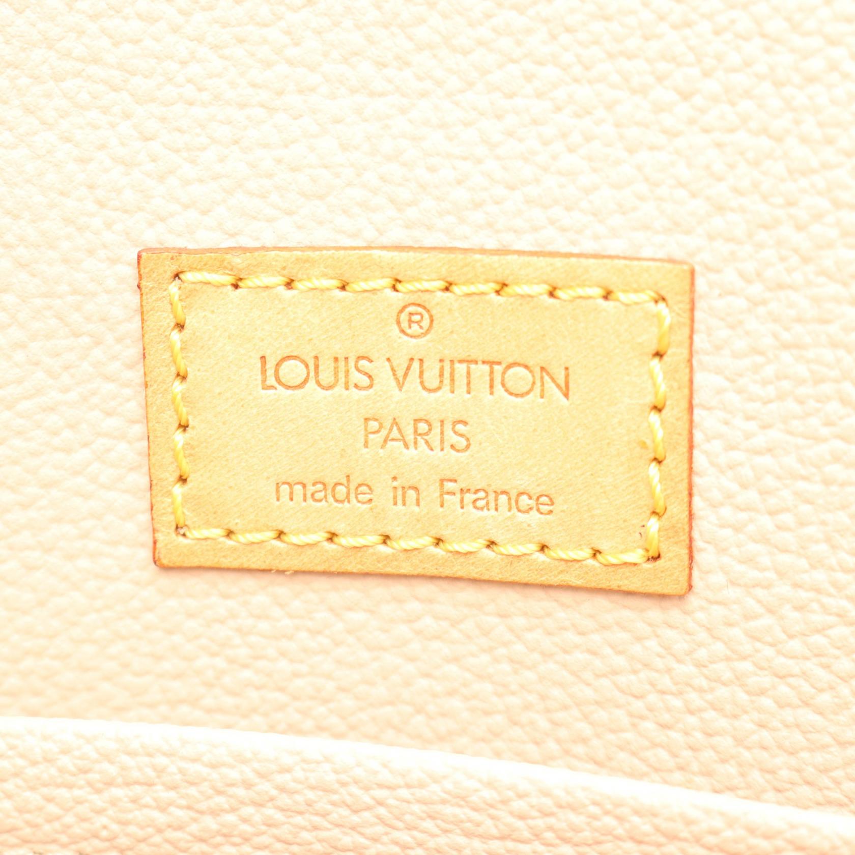 Louis Vuitton Sac Plat Monogram Coated Canvas Tote Bag