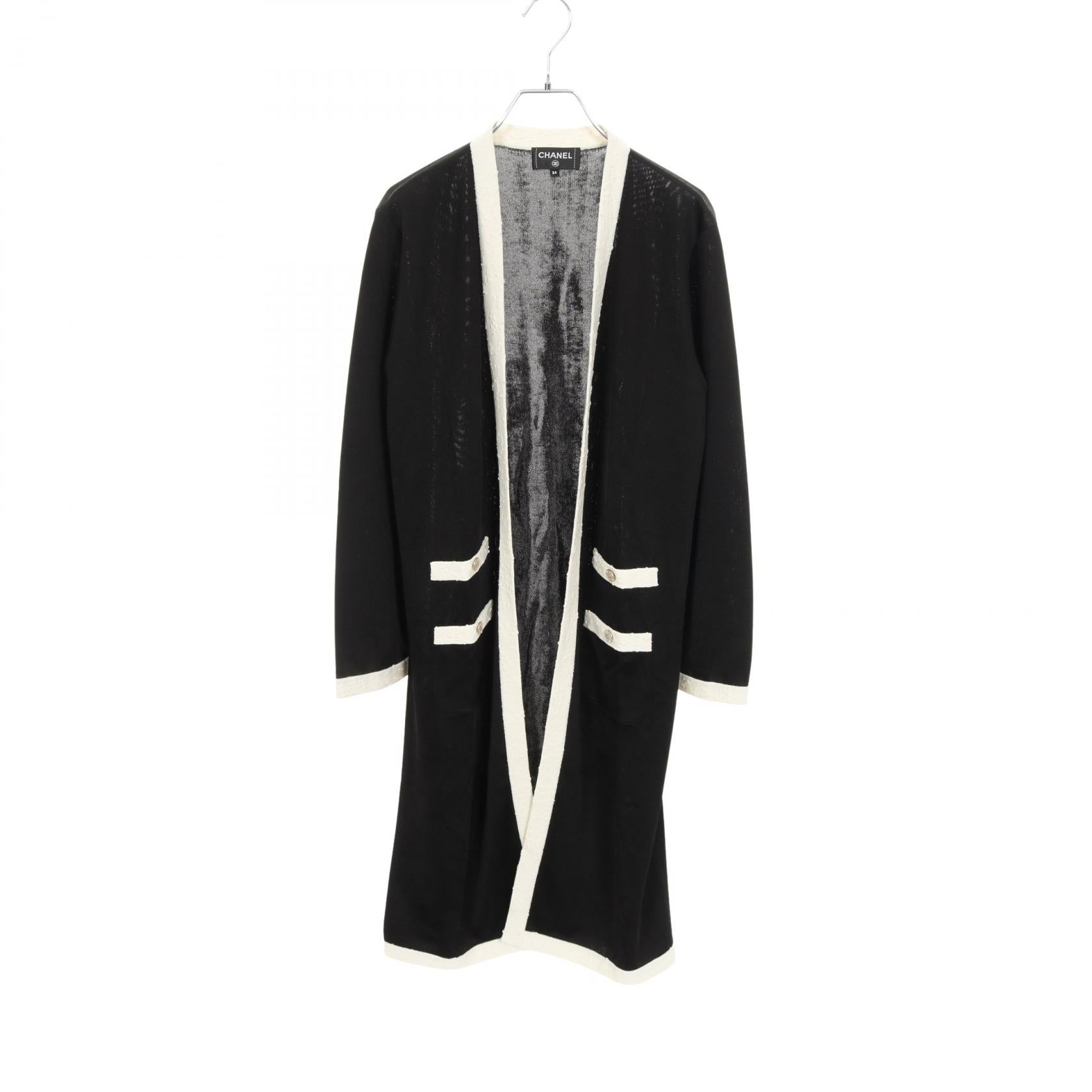 Chanel Coco Mark Button Viscose Cardigan