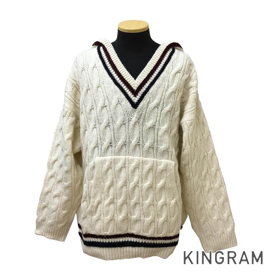 CELINE sweater knit hoodie Men's sweater