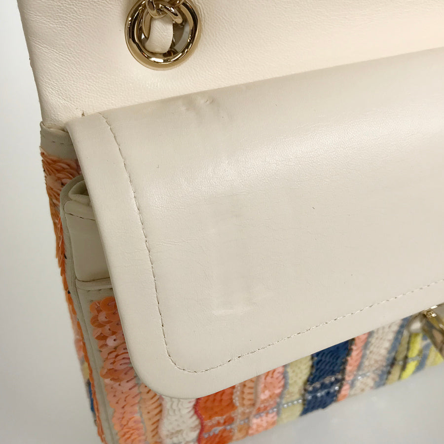 CHANEL Sequin W Flap WChain Shoulder bag