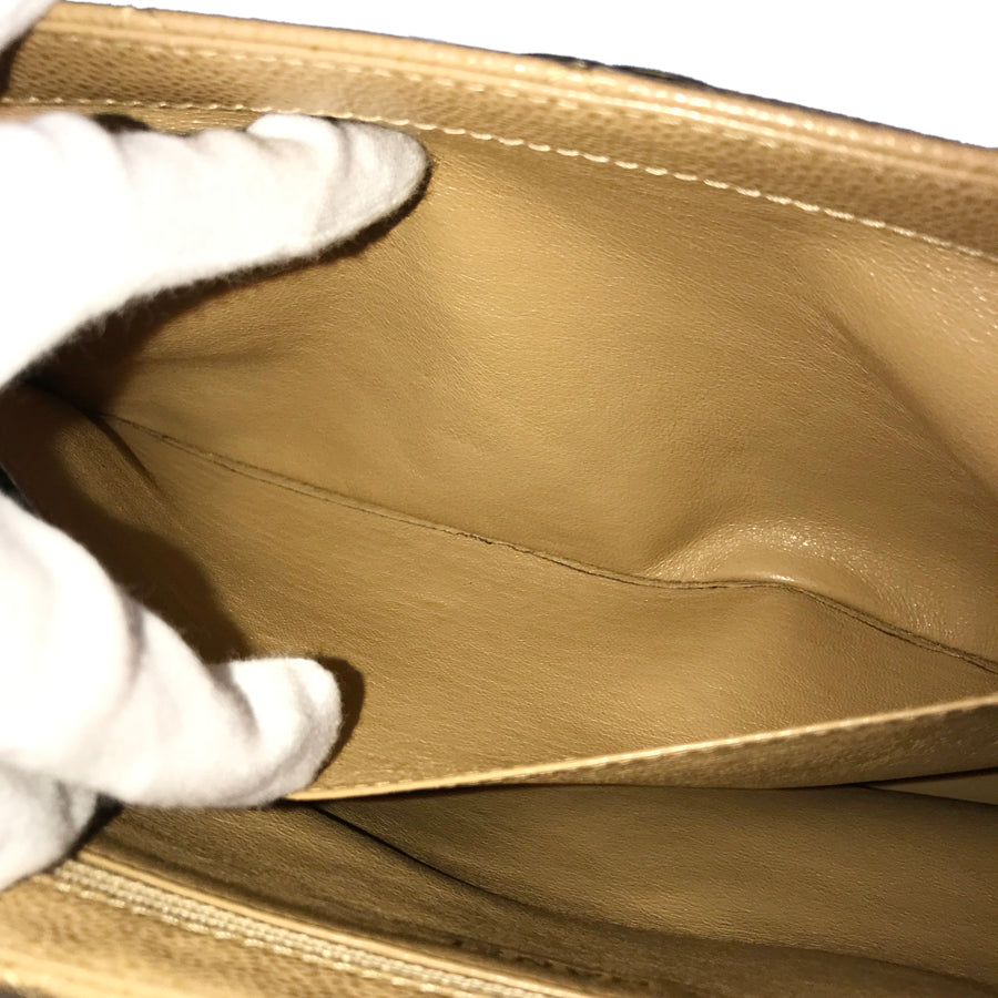 CHANEL Matelasse Wood handle Hand bag