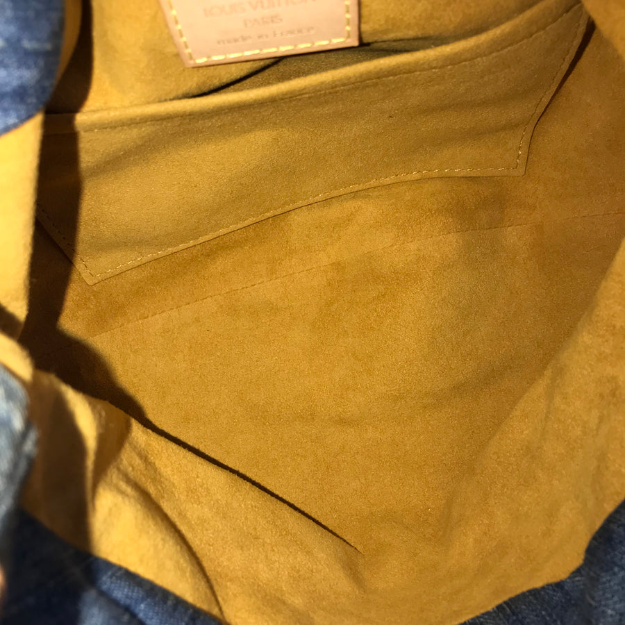 LOUIS VUITTON Monogram Denim Pleaty M95020 Hand bag