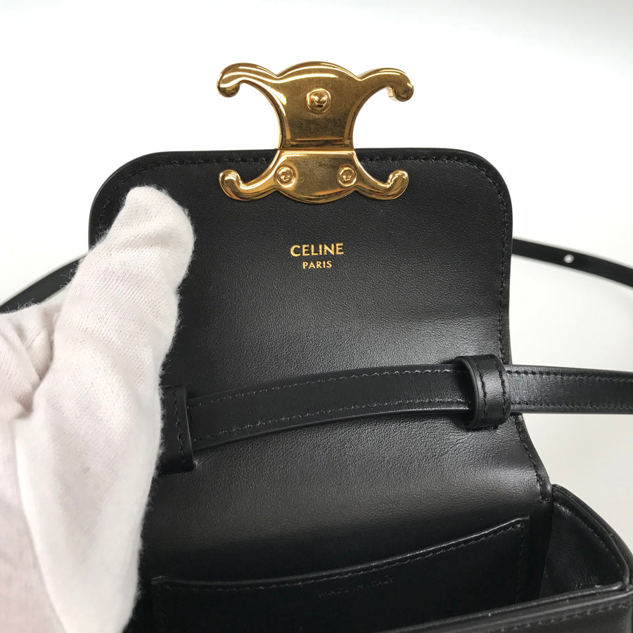 CELINE Triomphe mini claude Shoulder bag