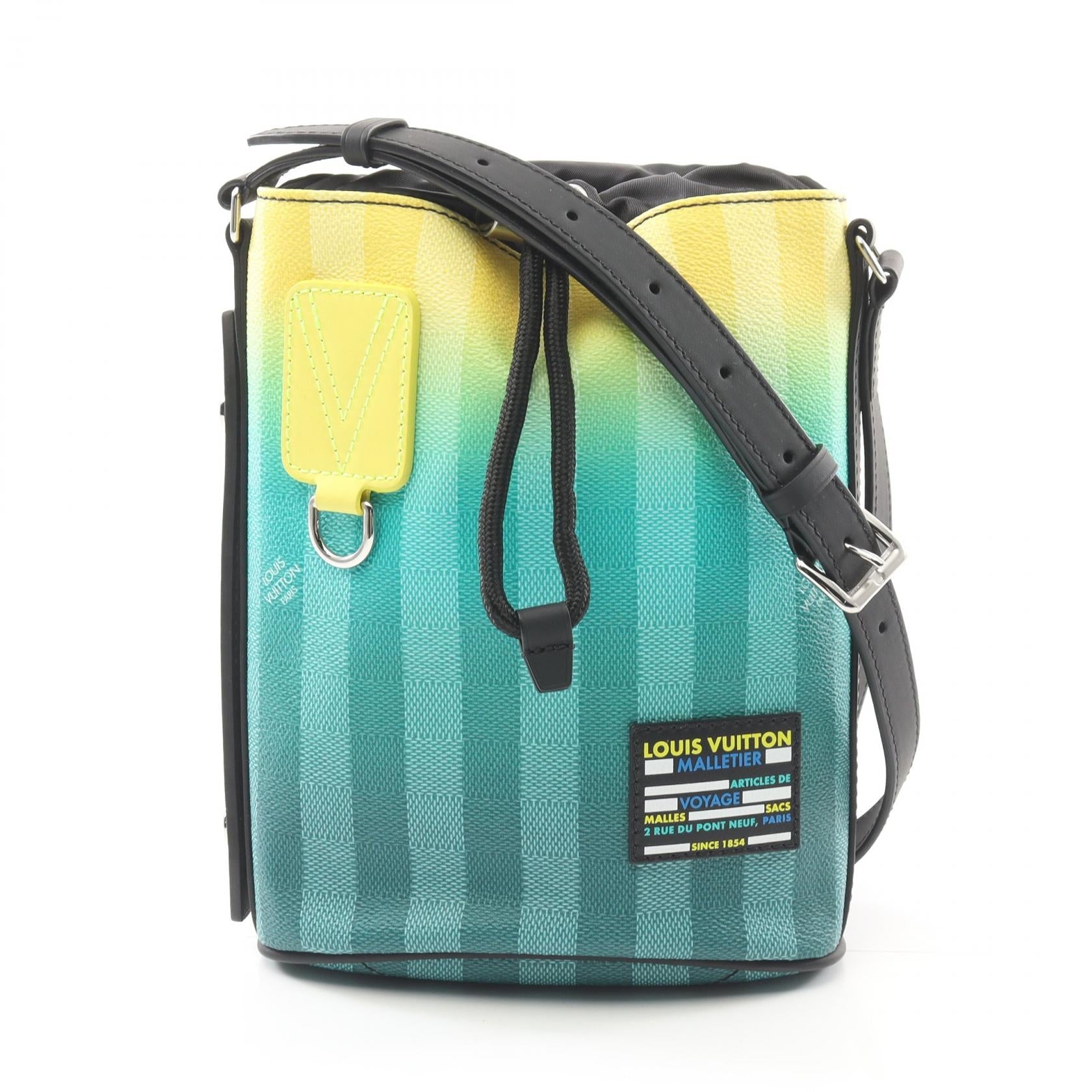 Louis Vuitton Sack Marin Damier Stripe Shoulder Bag