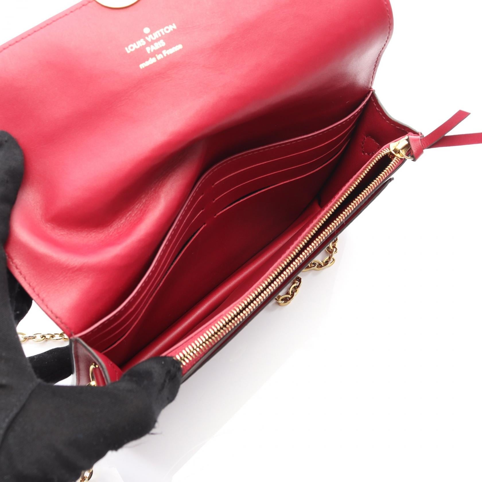 Louis Vuitton Portefeuille Flore Monogram 2way Shoulder Bag