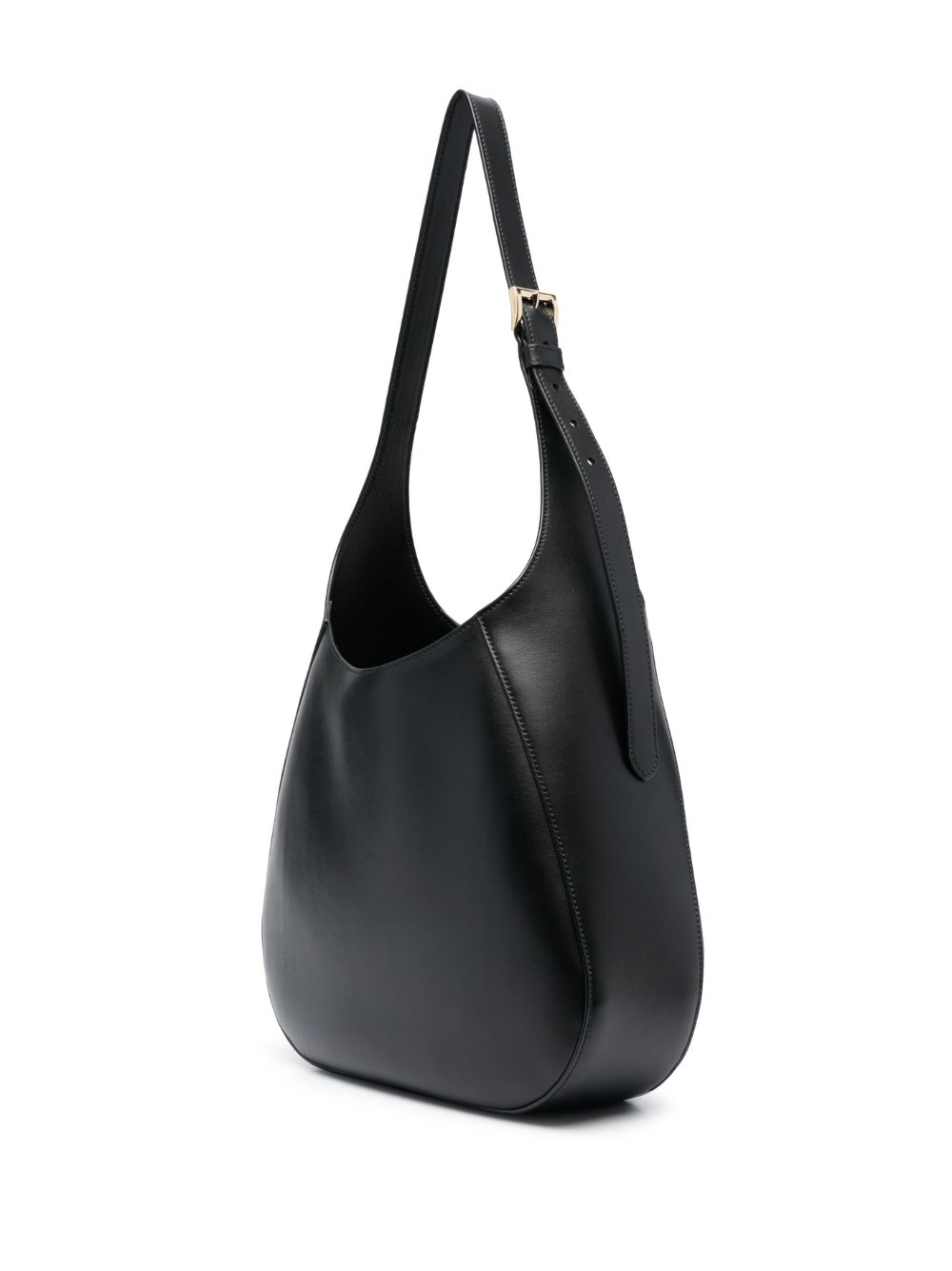 Prada Women Black Leather Shoulder Bag