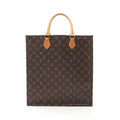 Louis Vuitton Sac Plat Monogram Coated Canvas Tote Bag