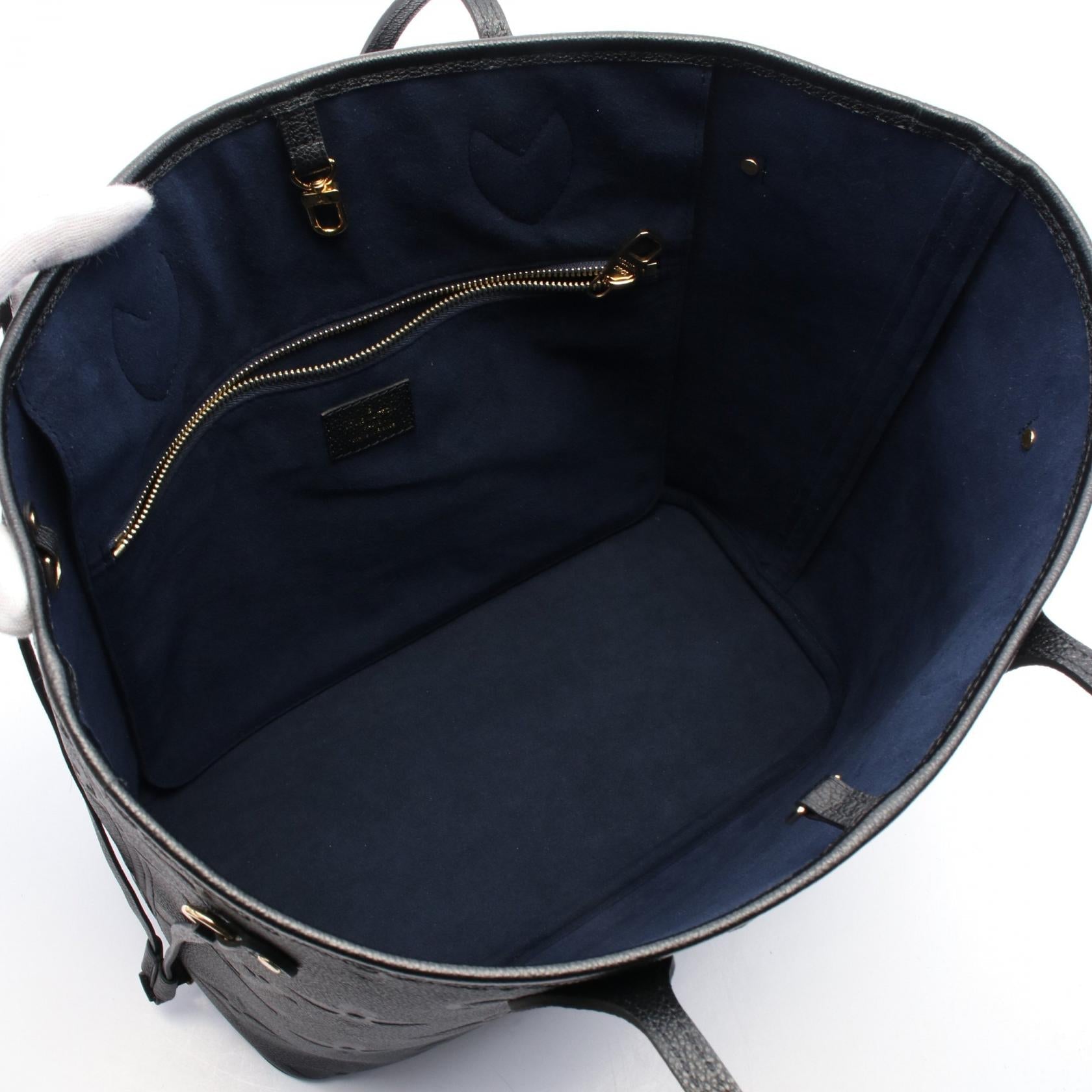Louis Vuitton Neverfull Monogram Empreinte Tote Bag