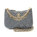 Chanel Matelassé Coco Mark Lambskin Shoulder Bag