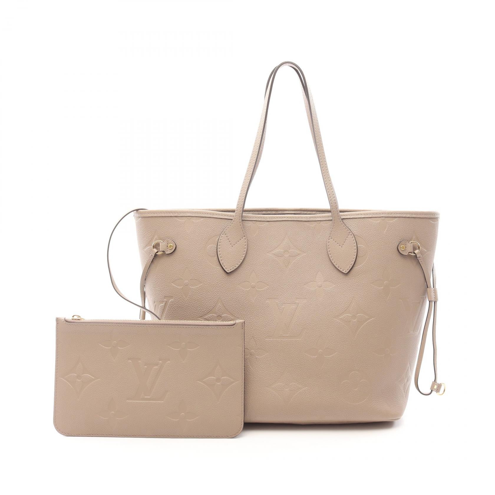 Louis Vuitton Neverfull Monogram Empreinte Tote Bag