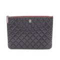 Chanel Matelasse Calfskin Clutch Bag