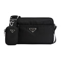 Prada Re-Nylon And Leather Shoulder Bag Women