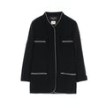 Chanel Coco Mark Button Wool Outerwear
