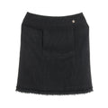 Chanel Wool Silk Skirt