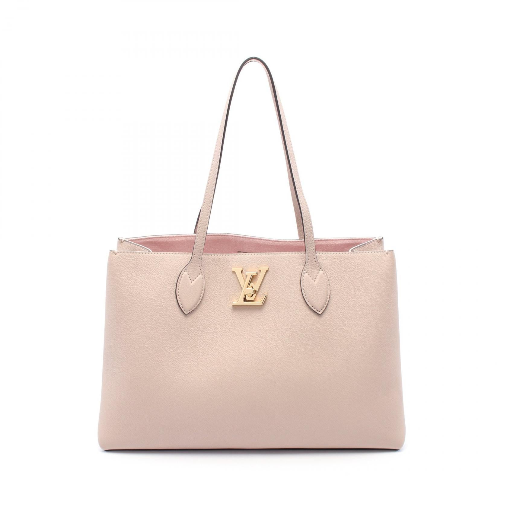 Louis Vuitton Lockme Shopper Leather Tote Bag