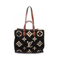 Louis Vuitton Onthego GM Monogram Teddy Leather Tote Bag