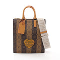 Louis Vuitton Sac Plat Messenger Monogram Stripe Coated Canvas 2way Tote Bag