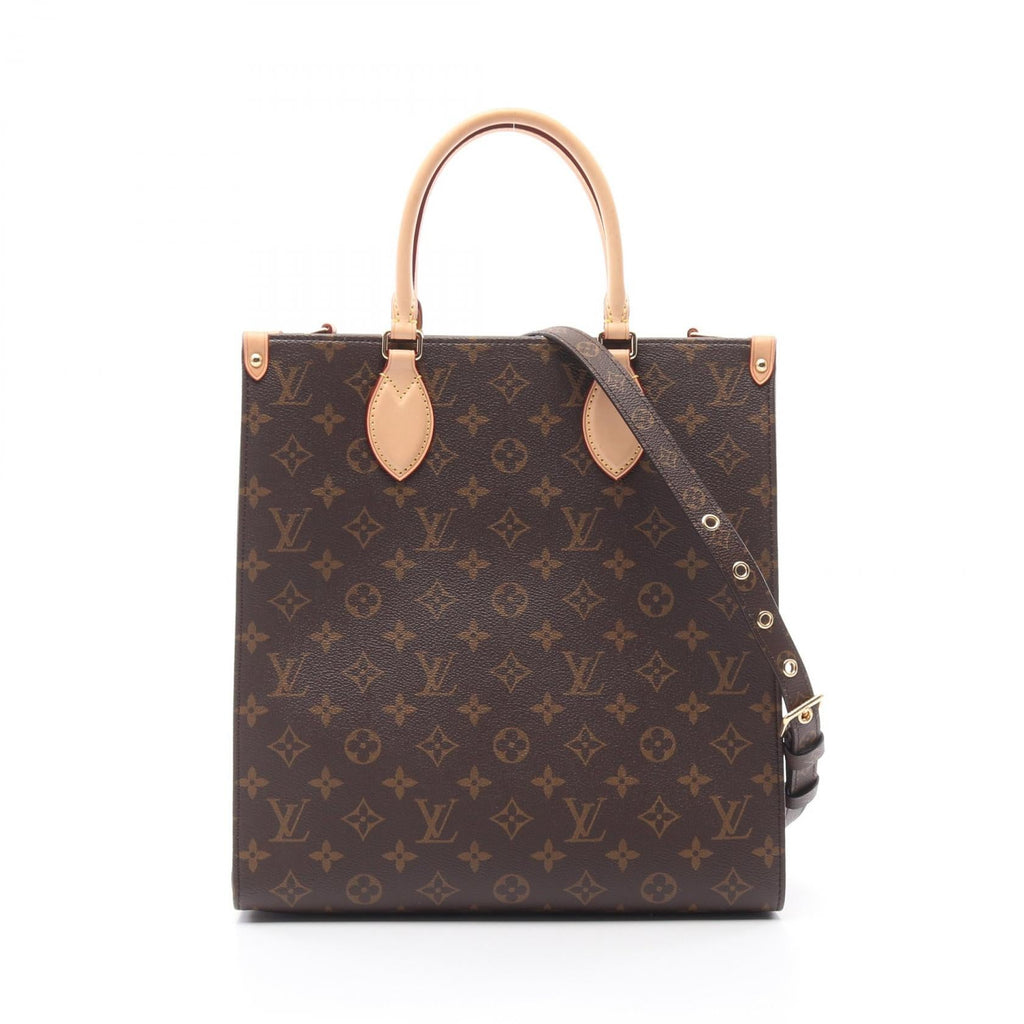 Louis Vuitton Sac Plat PM Monogram Coated Canvas Tote Bag