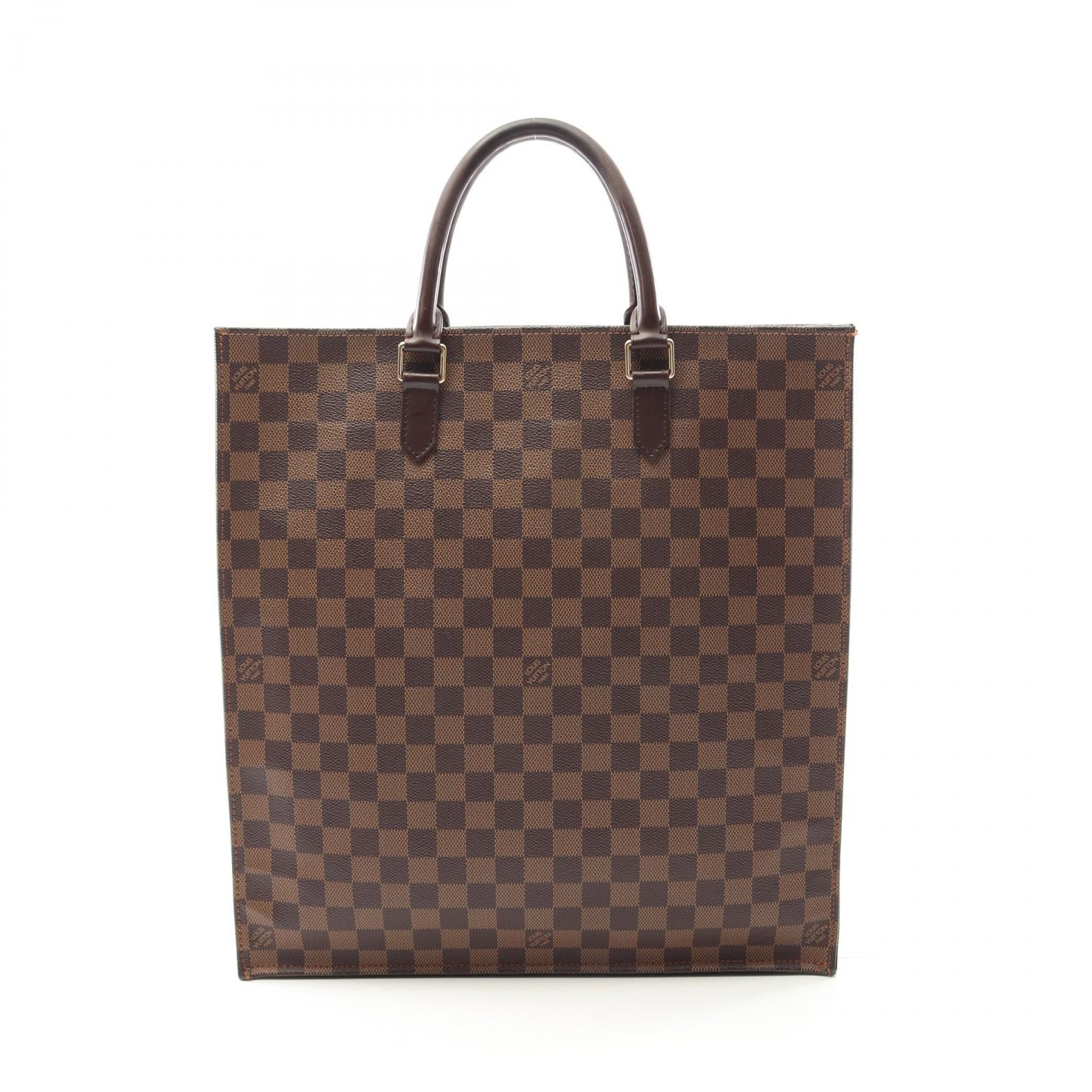 Louis Vuitton Sac Plat Damier Ebene Tote Bag