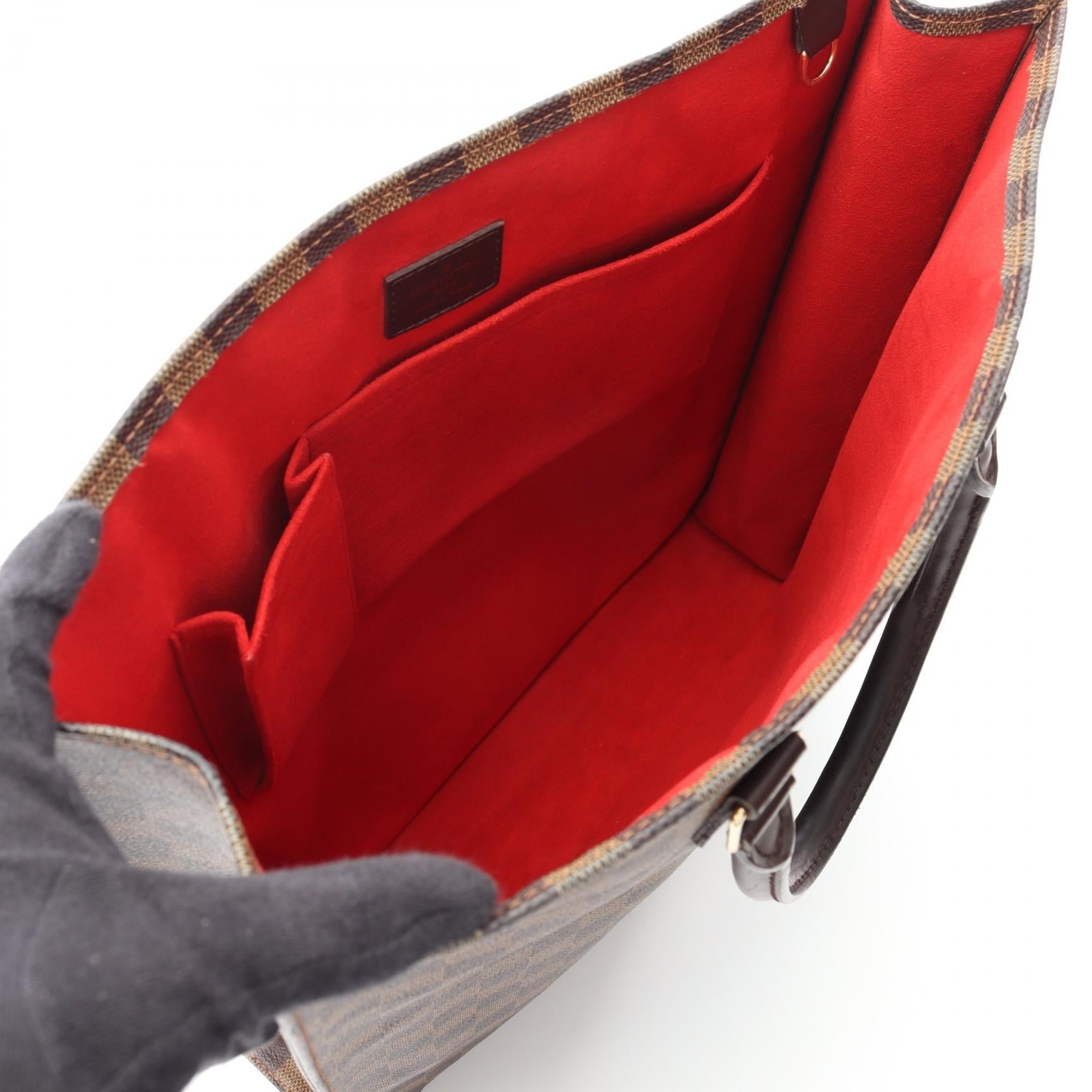 Louis Vuitton Sac Plat Damier Ebene Tote Bag