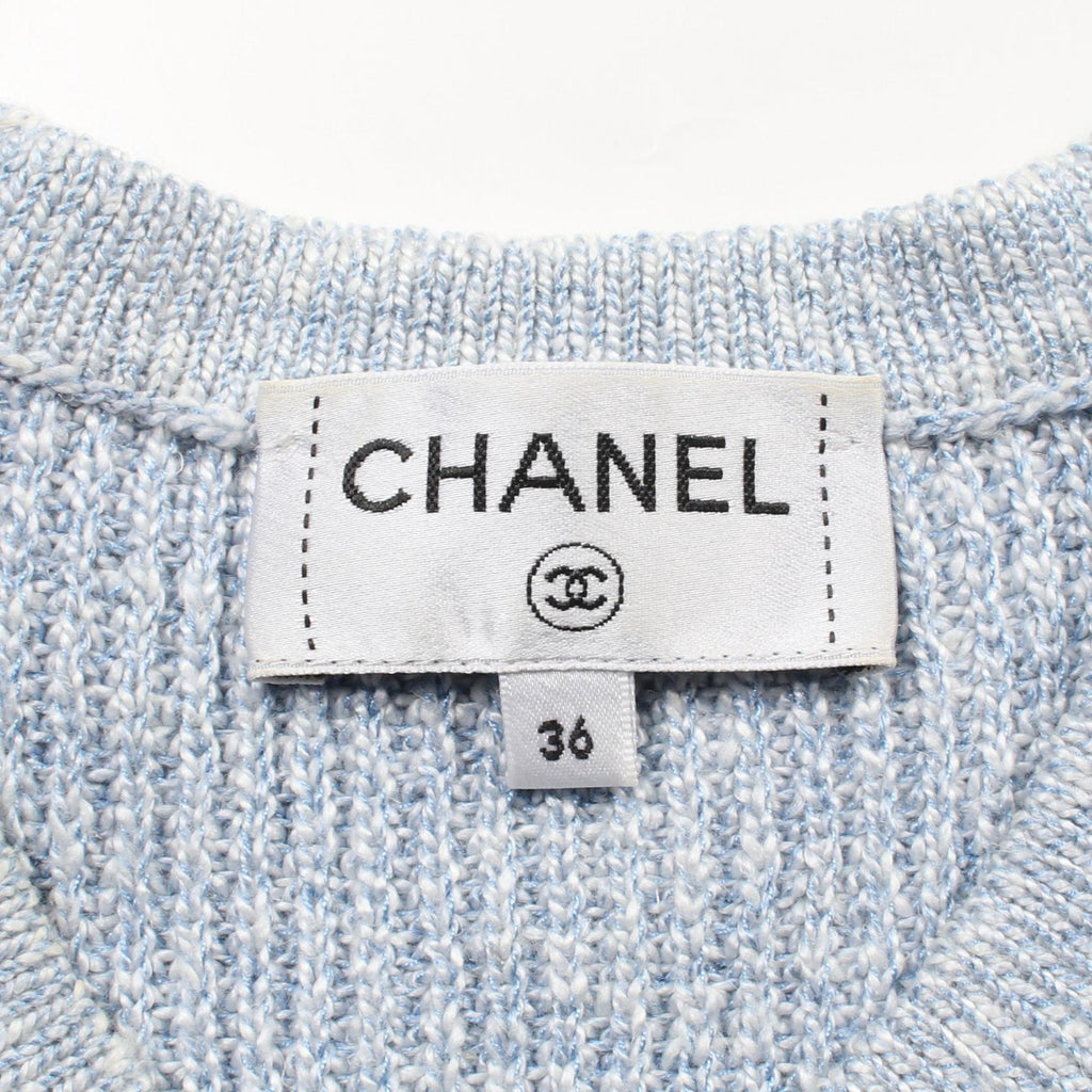 Chanel Lion Button Silk Cardigan