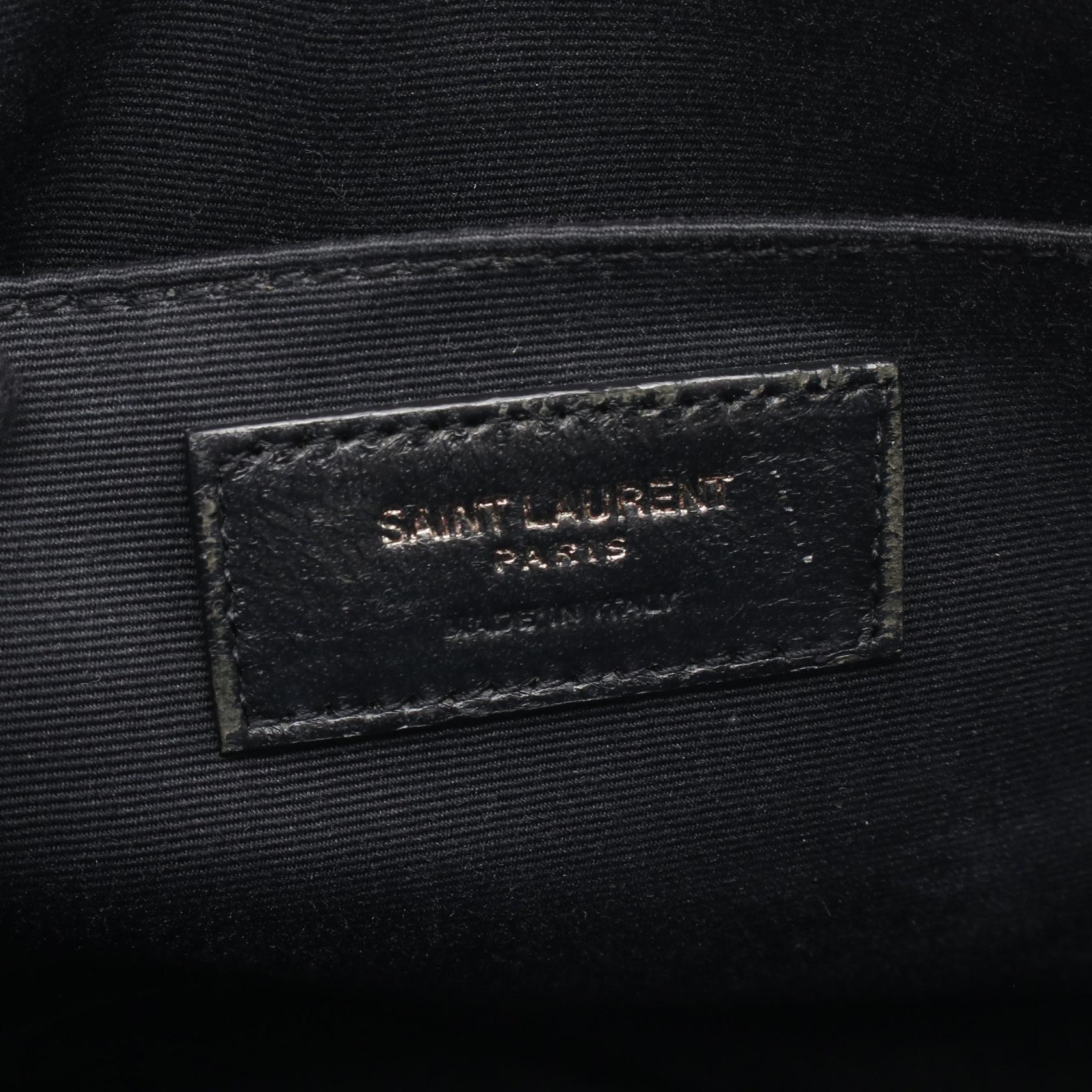 Saint Laurent Paris LOU Monogram Leather Shoulder Bag