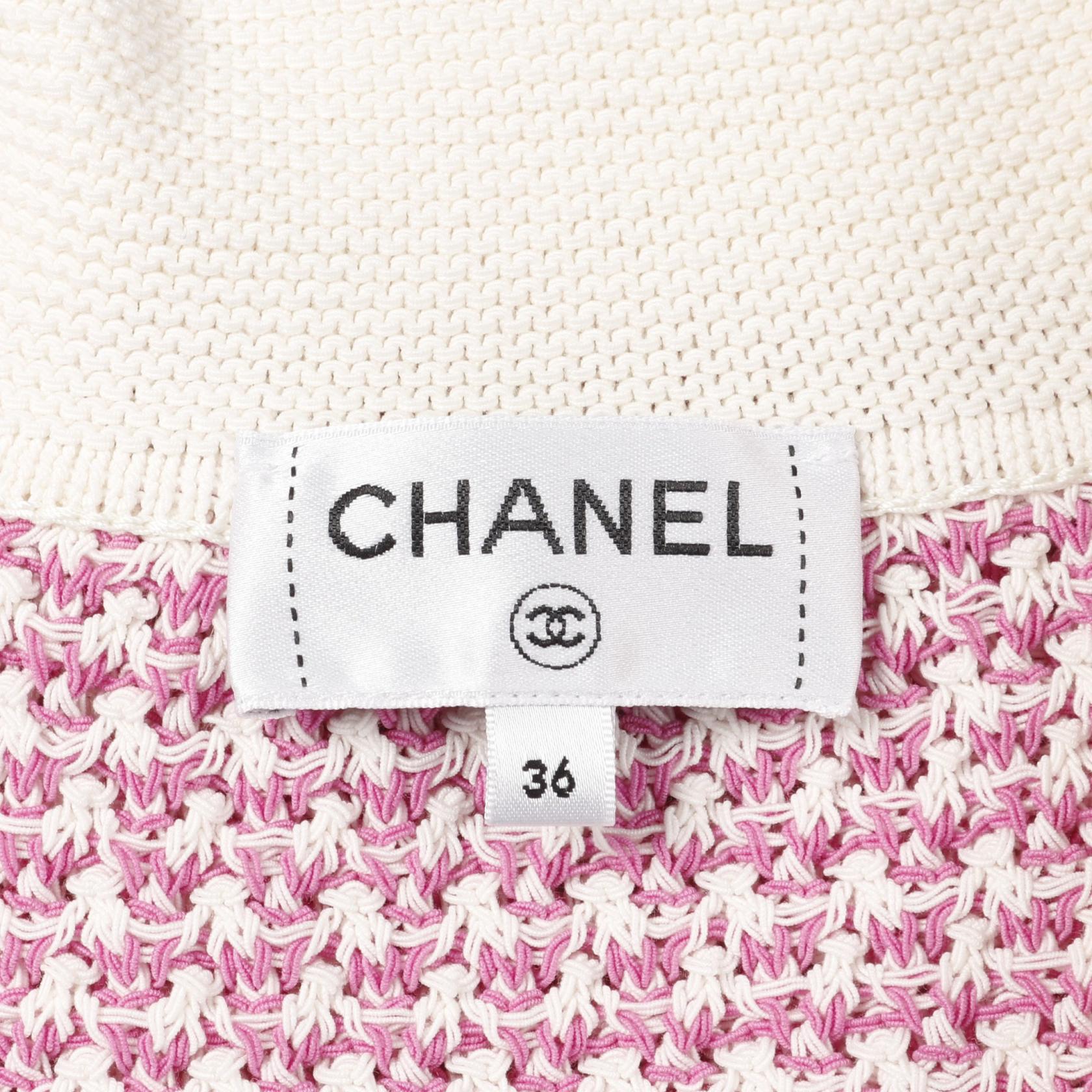 Chanel Lion Button Cotton Cardigan
