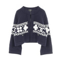Chanel Coco Mark Cashmere Cotton Cardigan