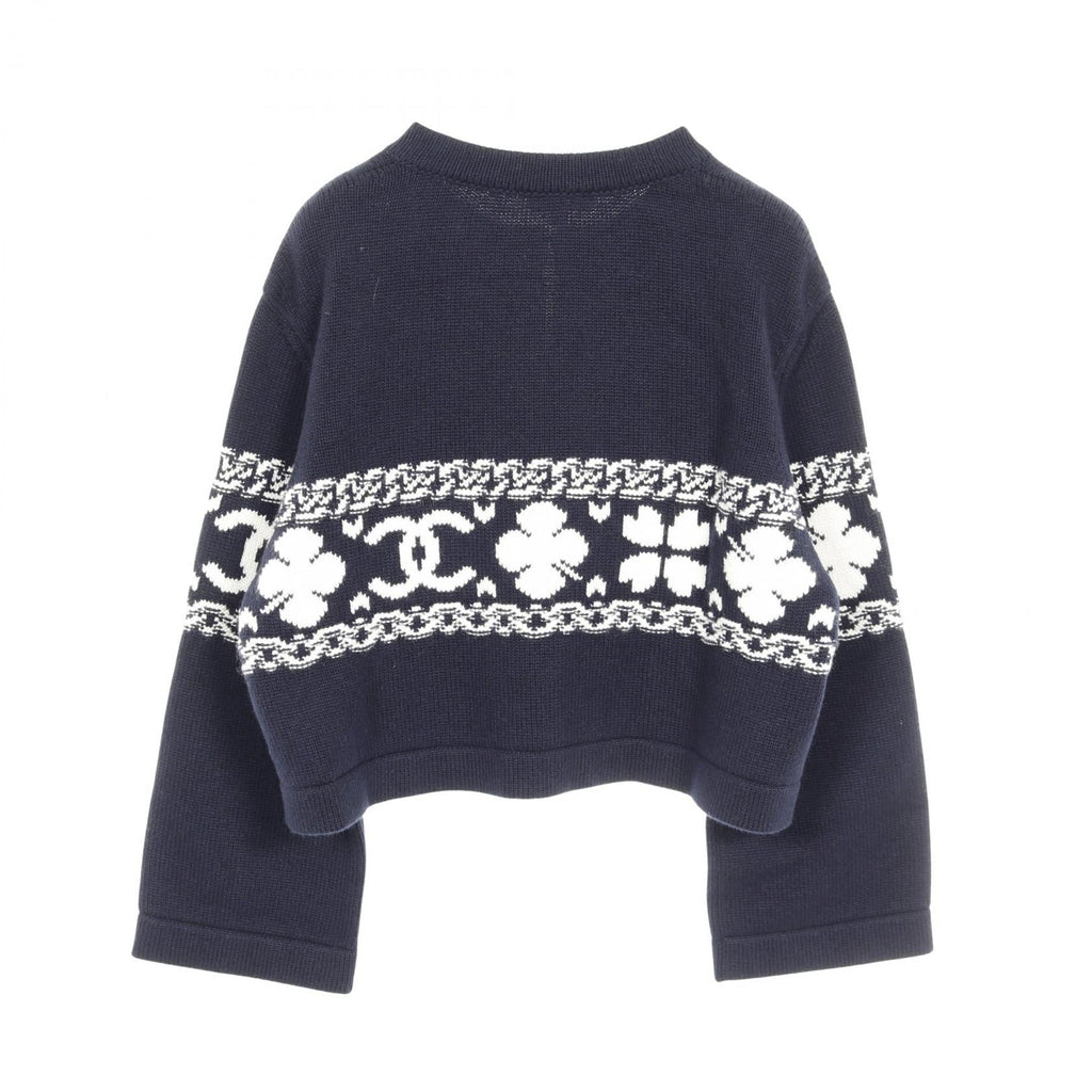 Chanel Coco Mark Cashmere Cotton Cardigan