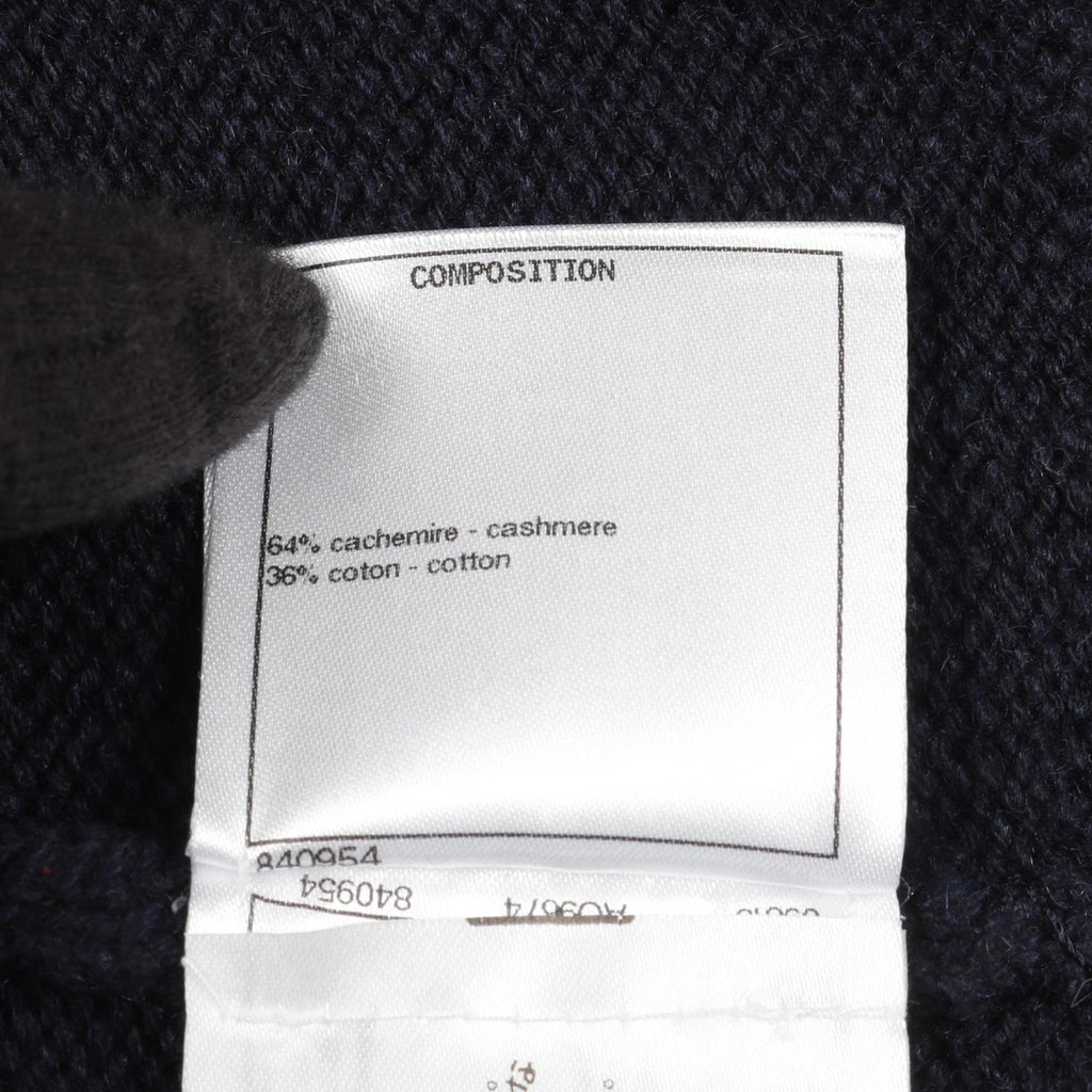 Chanel Coco Mark Cashmere Cotton Cardigan