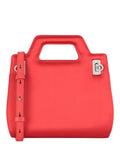 Ferragamo Womens Mini Wanda Satin Top-Handle Bag