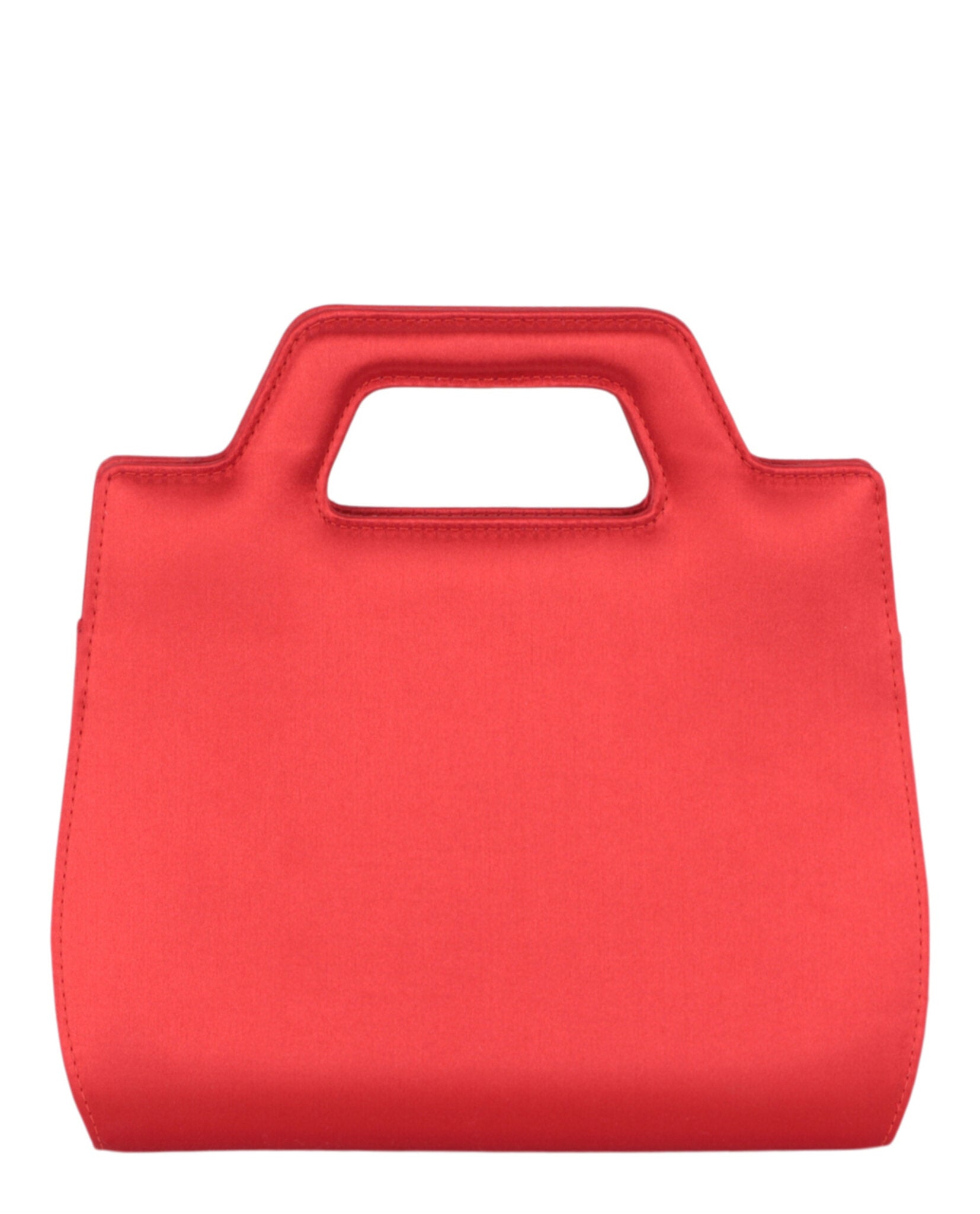 Ferragamo Womens Mini Wanda Satin Top-Handle Bag