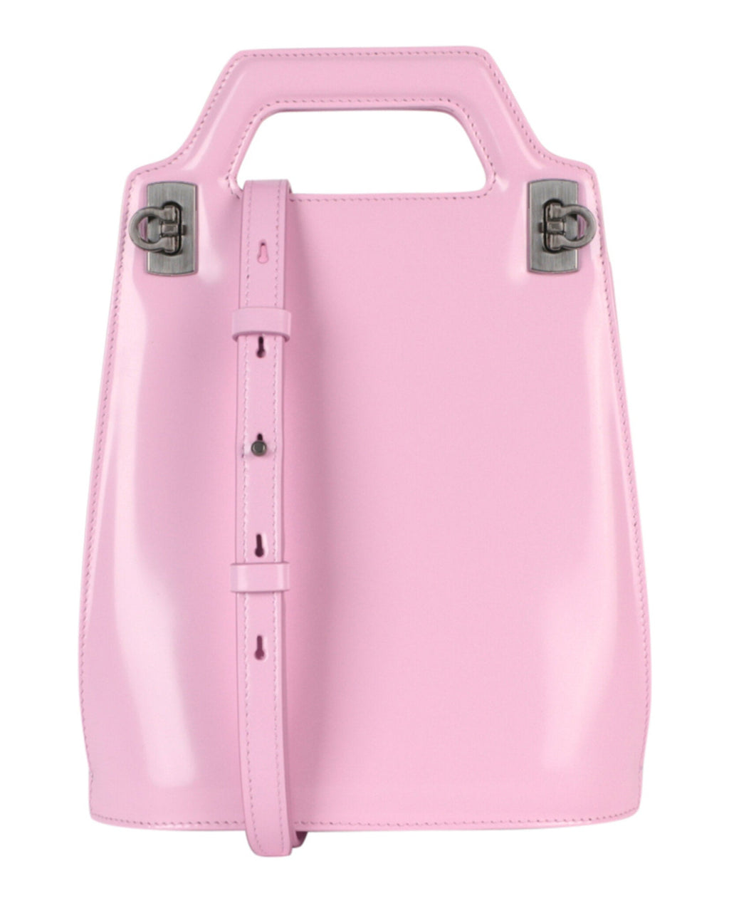 Ferragamo Womens Mini Wanda Top Handle Bag Small Pink
