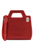 Ferragamo Womens Wanda Mini Stain And Strass Top-Handle Bag